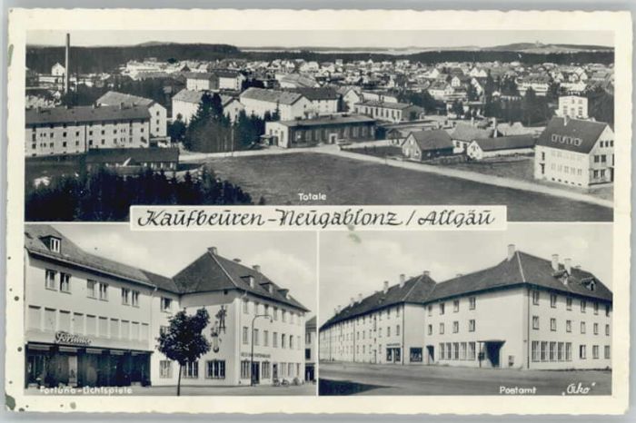 Neugablonz Fortuna Lichtspiele Postamt