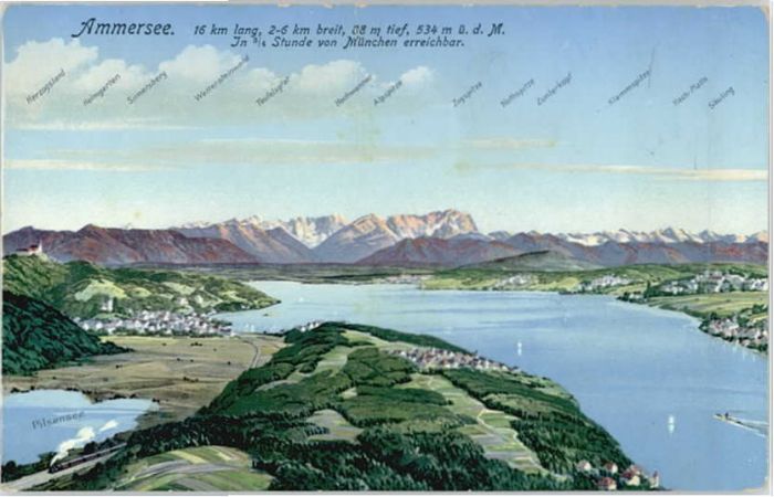 Diessen Ammersee Fliegeraufnahme