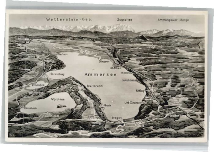 Diessen Ammersee Fliegeraufnahme
