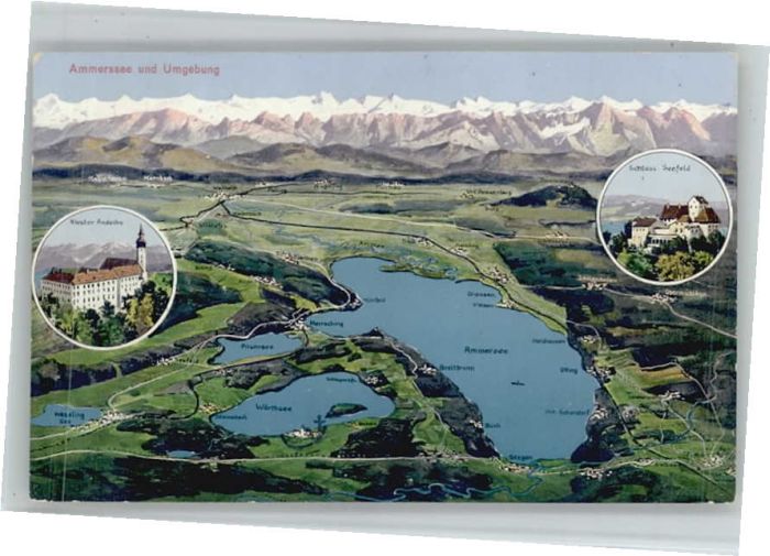Diessen Ammersee Kloster Andechs Schloss Seefeld