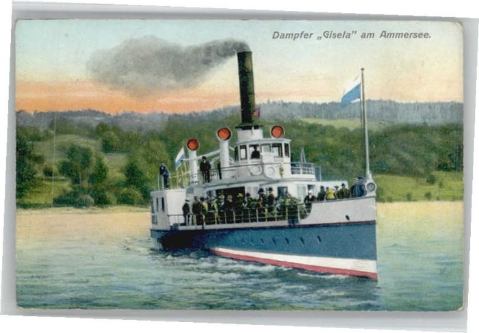 Diessen Ammersee Dampfer Gisela