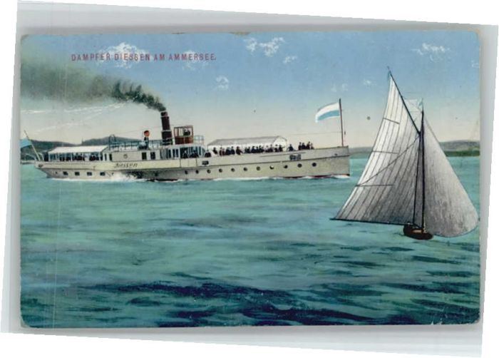 Diessen Ammersee Dampfer Diessen