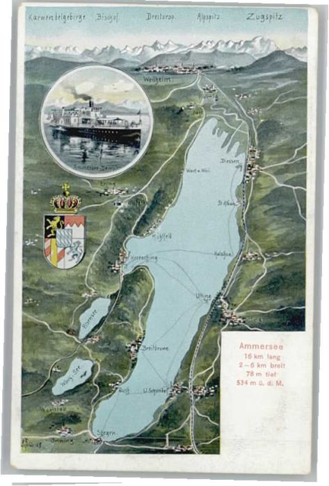 Diessen Ammersee Fliegeraufnahme