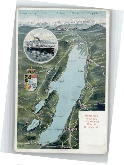 Diessen Ammersee Fliegeraufnahme