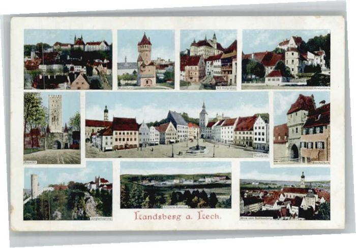 Landsberg Lech Landsberg Mutterturm Jungfernsprung Hof