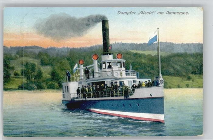 Diessen Ammersee Dampfer Gisela