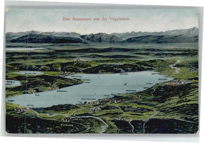 Diessen Ammersee Fliegeraufnahme