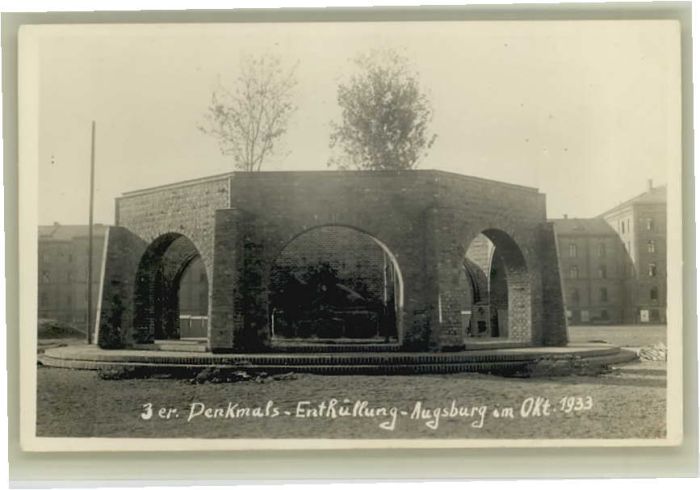 AUGSBURG  CITY 3er  Denkmal Enthuellung