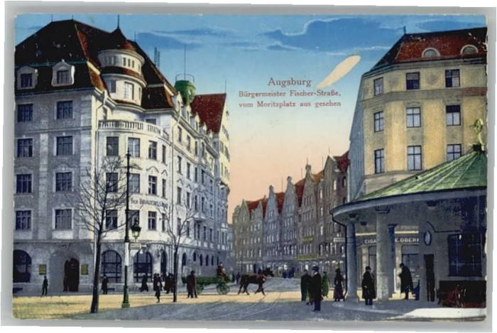 AUGSBURG  CITY Buergermeister Fischer Strasse