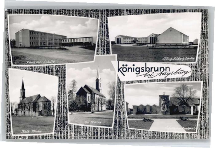 Koenigsbrunn Augsburg önig Otto Schule Gefallenen Denkmal  *