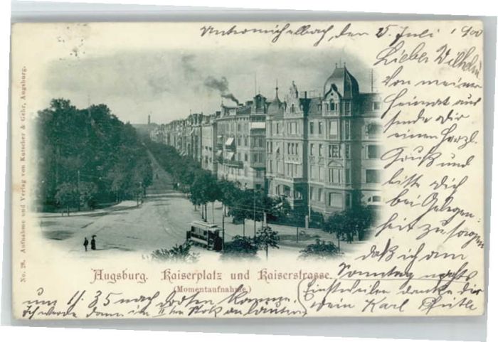 Augsburg Kaiserplatz Kaiserstrasse