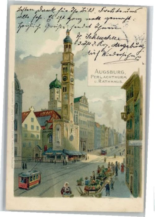 AUGSBURG  CITY Perlachthurm
