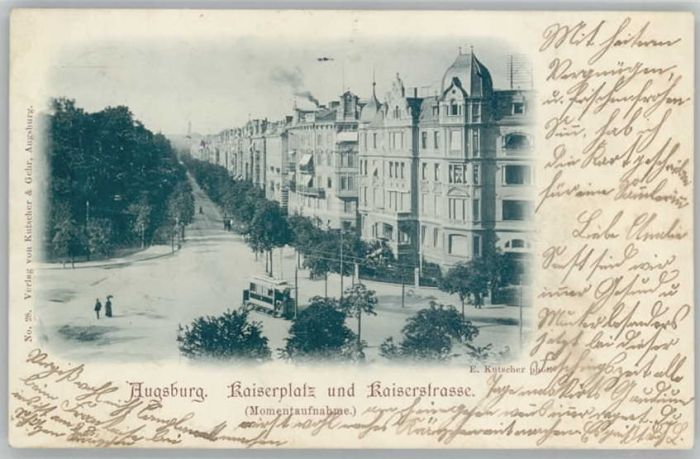AUGSBURG  CITY Kaiserplatz Kaiserstrasse