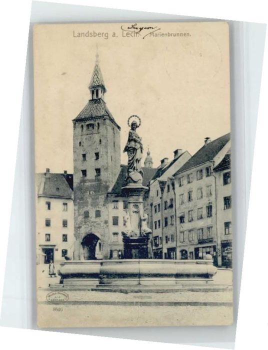 Landsberg Lech Landsberg Marienbrunnen