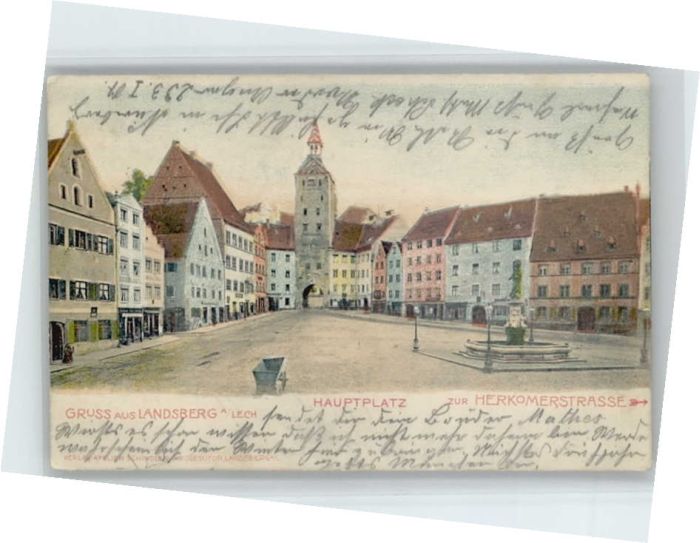 Landsberg Lech Landsberg Hauptplatz Herkomerstrasse