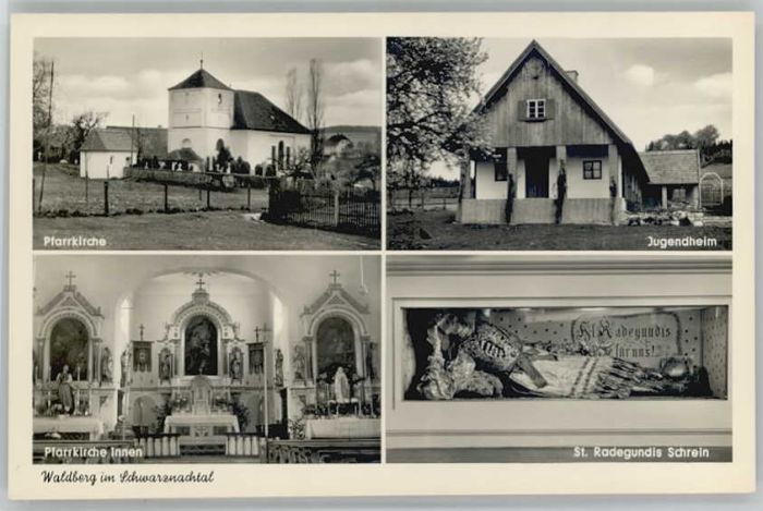 Waldberg Augsburg St Radegundis Schrein Jugendheim