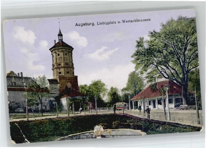 AUGSBURG  CITY Liebiplatz Wertachbrunnen