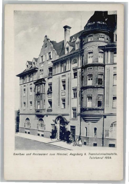 AUGSBURG  CITY Restaurant Zum Himmel