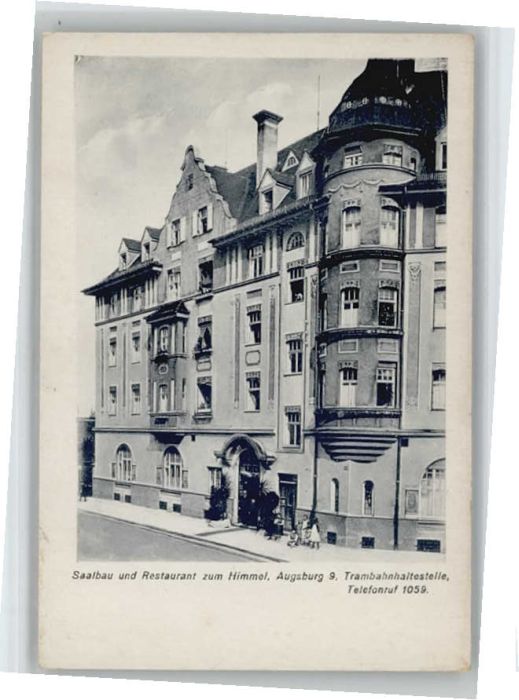 AUGSBURG  CITY Restaurant Zum Himmel