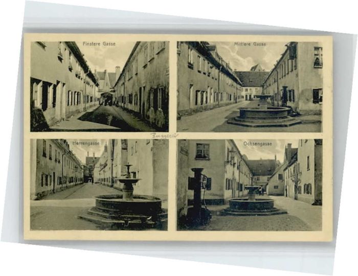 AUGSBURG CITY Finster Gasse Mittlere Gasse Ochsengasse Herrengasse