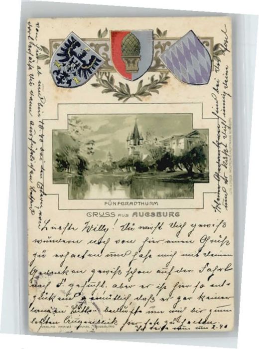 Augsburg Fünfgradthurm