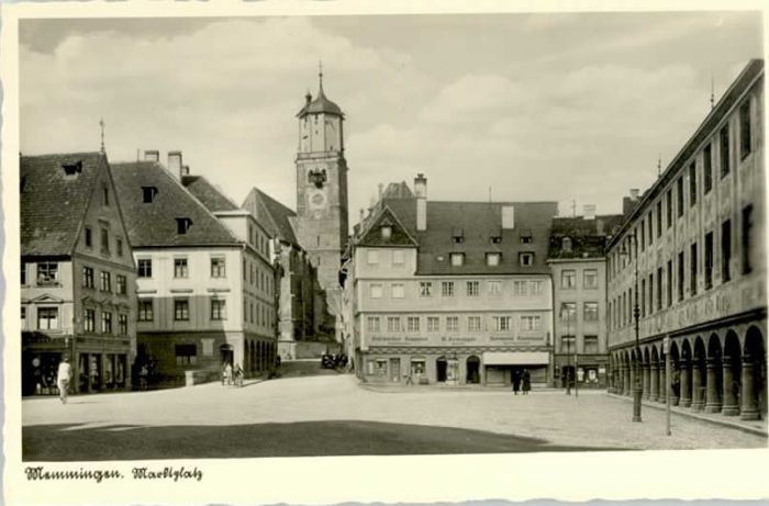 Memmingen Bayern Marktplatz