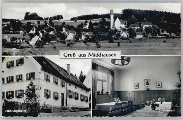 Mickhausen Erholungsheim Speisesaal