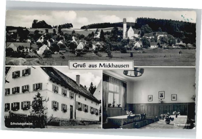 Mickhausen Erholungsheim Speisesaal