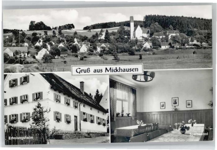 Mickhausen Erholungsheim Speisesaal