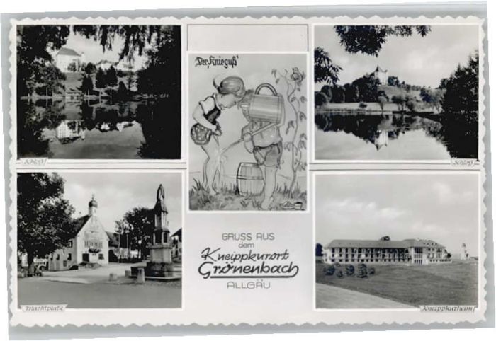 Bad Groenenbach chloss Marktplatz Kneippkurheim