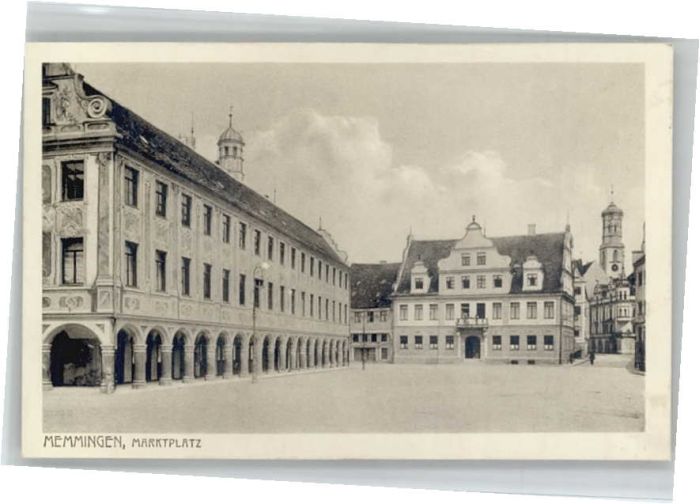 Memmingen Bayern Marktplatz