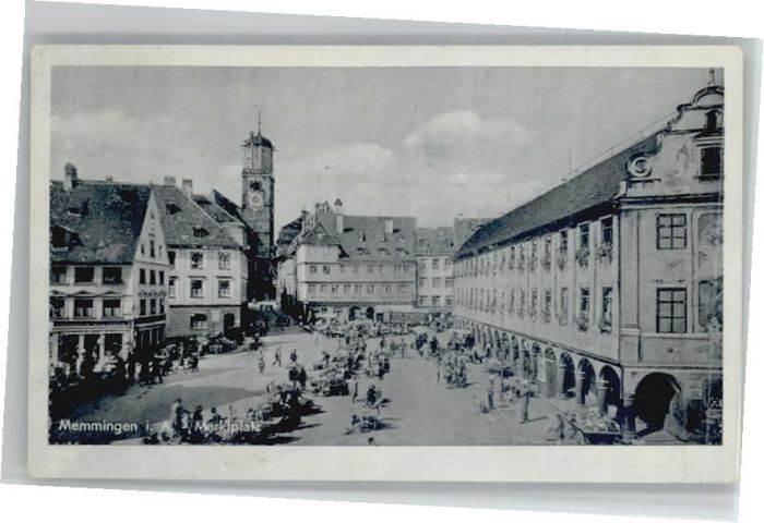Memmingen Bayern Marktplatz