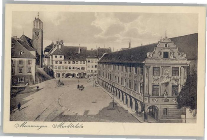Memmingen Bayern Marktplatz