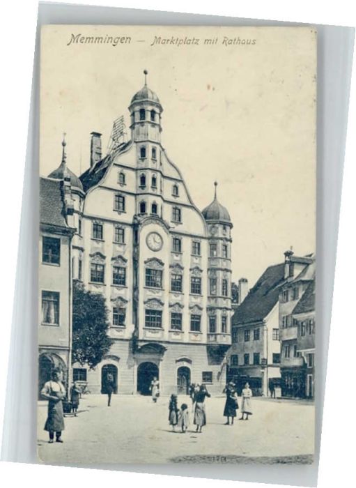Memmingen Bayern Marktplatz Rathaus