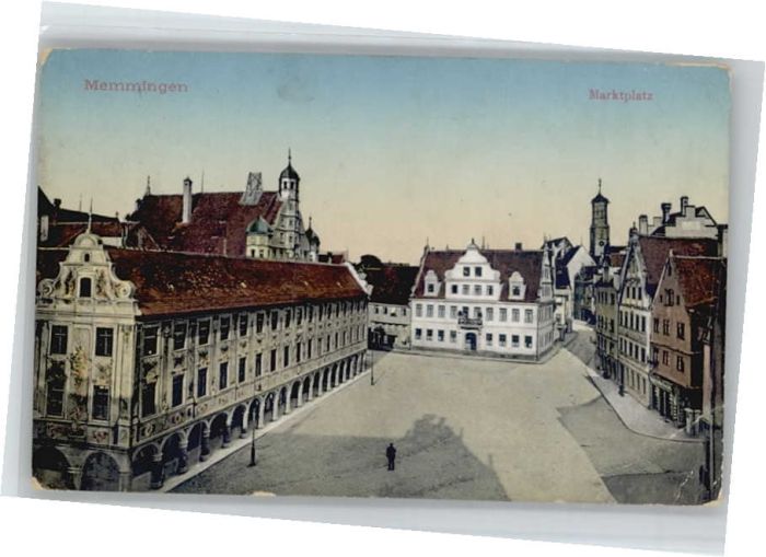 Memmingen Bayern Marktplatz