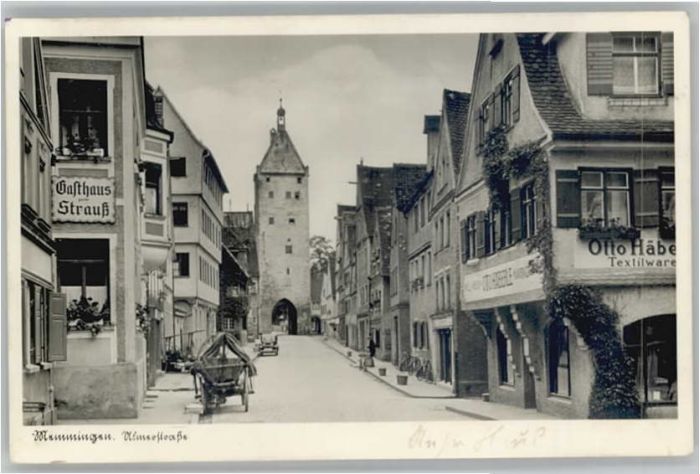 Memmingen Bayern Ulmerstrasse Gasthaus Strauss
