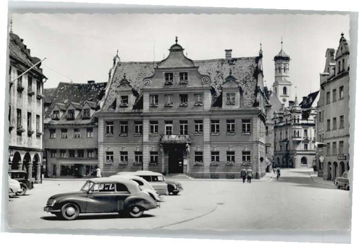Memmingen Bayern Marktplatz Kalchstrasse