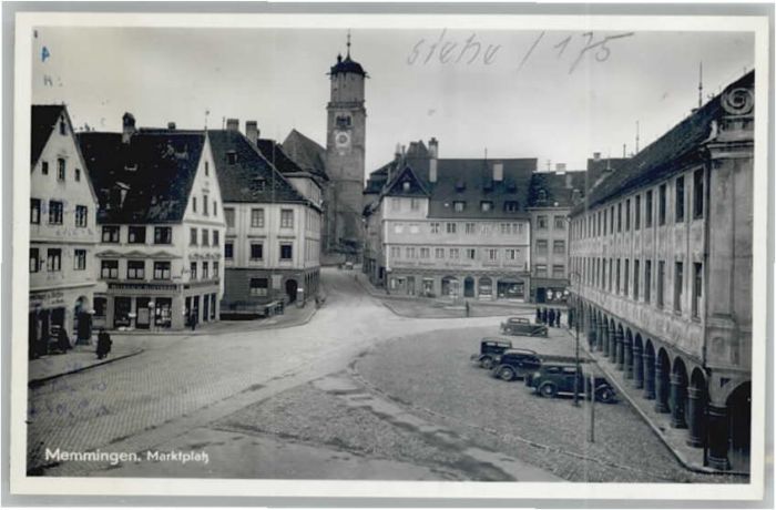 Memmingen Bayern Marktplatz