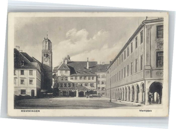 Memmingen Bayern Marktplatz