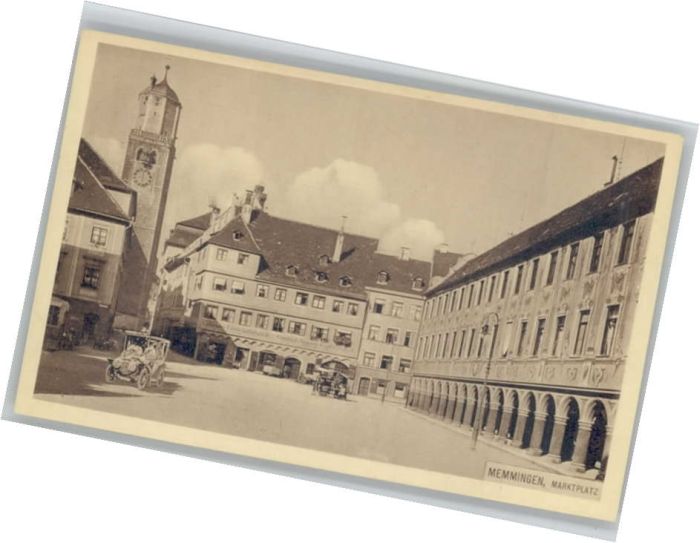 Memmingen Bayern Marktplatz