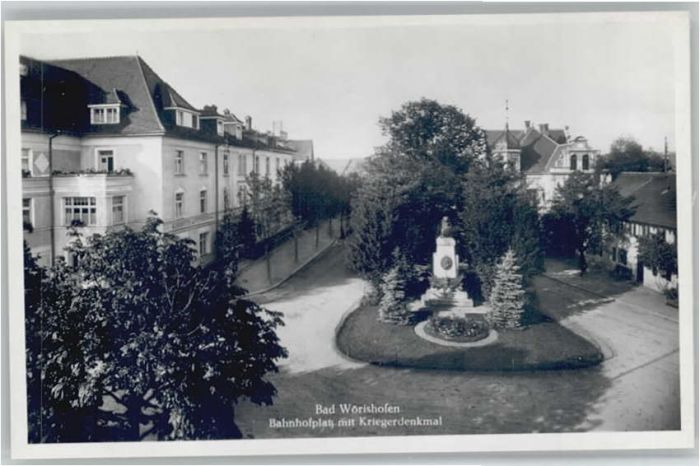 Bad Woerishofen ahnhofplatz Kriegerdenkmal