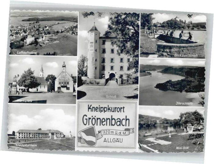 Bad Groenenbach arktplatz Kneippkurheim Illerschleife M
