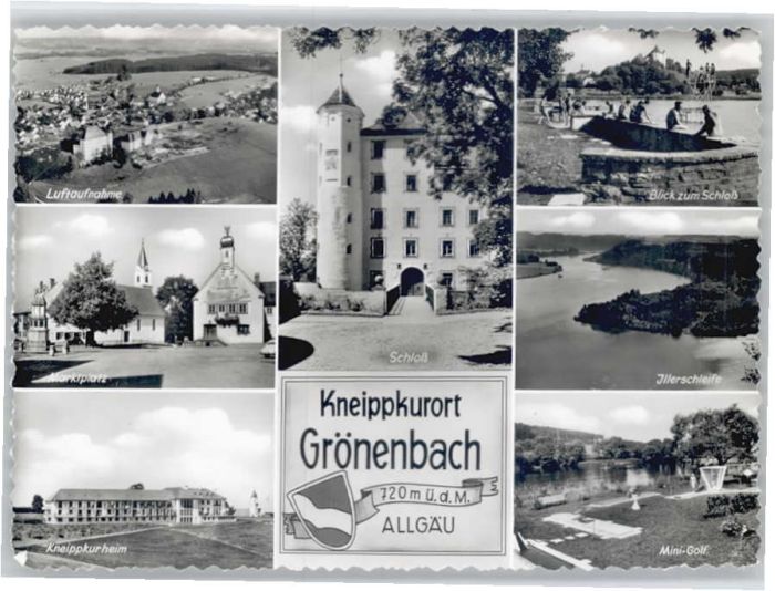 Bad Groenenbach arktplatz Kneippkurheim Illerschleife M