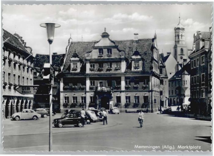 Memmingen Bayern Marktplatz