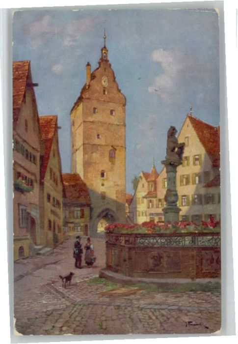 Dinkelsbuehl ünstler J. Frank *