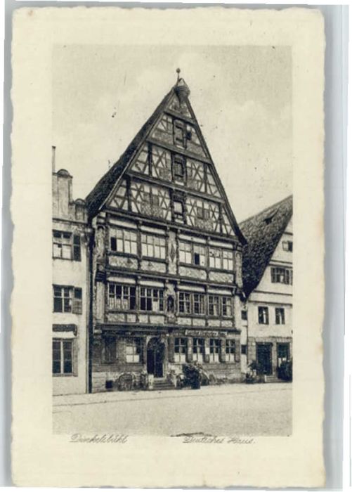 Dinkelsbuehl eutsches Haus
