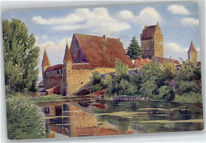 Marschall Vinzenz Dinkelsbühl Stadtmühle Künstler Marscha