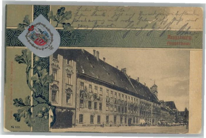 Augsburg Fuggerhaus Wappen