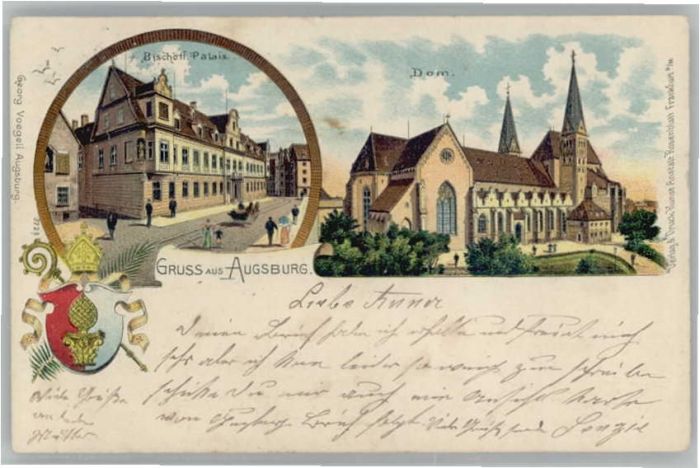 Augsburg Palais Dom Wappen