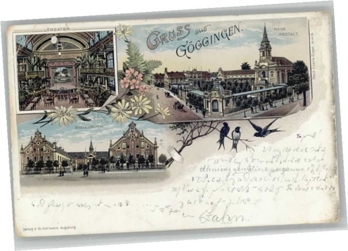 Goeggingen Bayern heater Anstalt Bauernhof